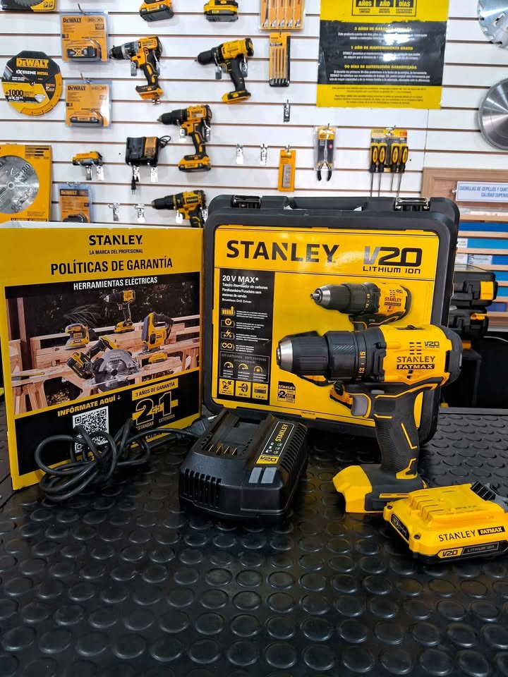 Taladro Atornillador Stanley SBD710C2K-B2 20V Brushless